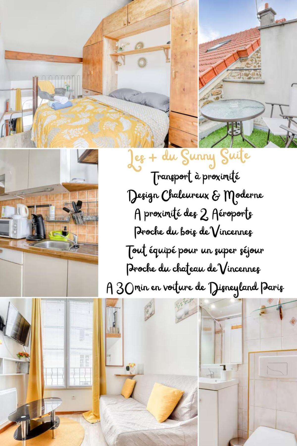 Sunny Suite-Proche Paris & Disney Fontenay-sous-Bois Dış mekan fotoğraf